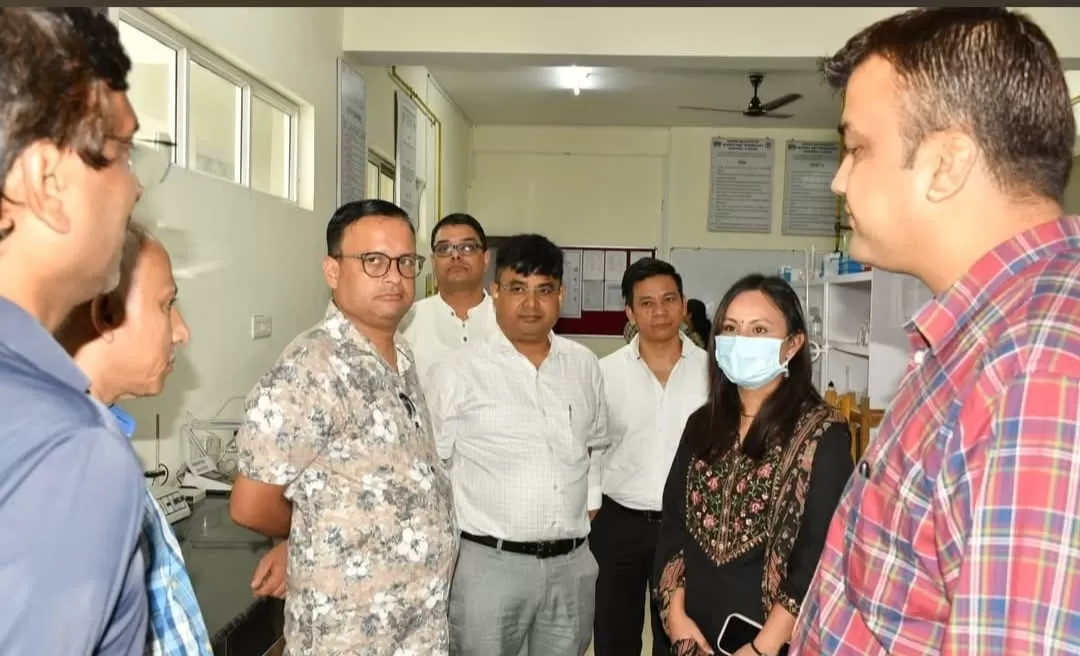Principal Prof . Deepak Tewari Visits SIST as Departmental Representative as a part of Sikkim University Affiliation Inspection team
