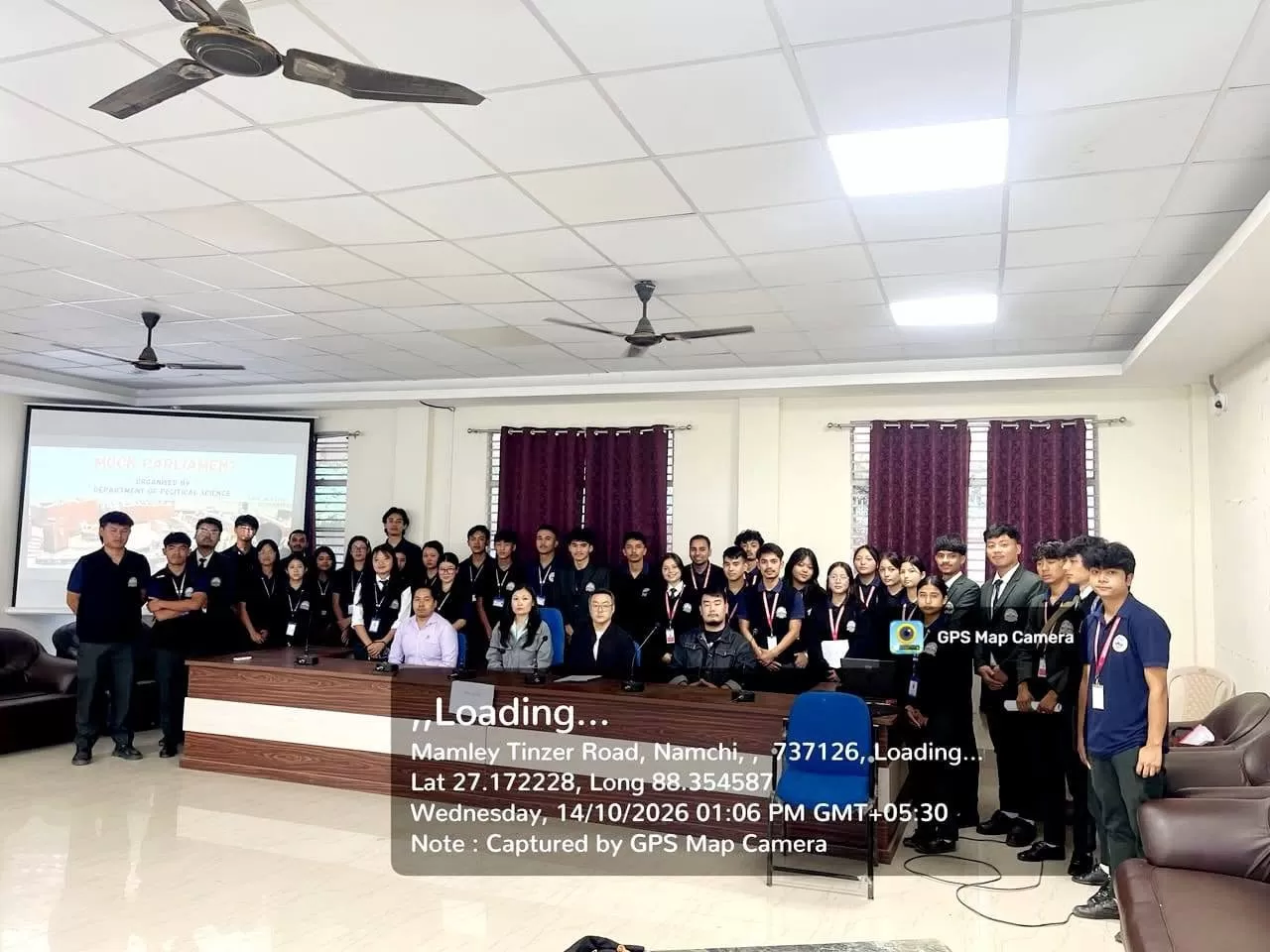 "Democracy in Action: Mock Parliament Sparks Democratic Spirit at SGC Namchi"